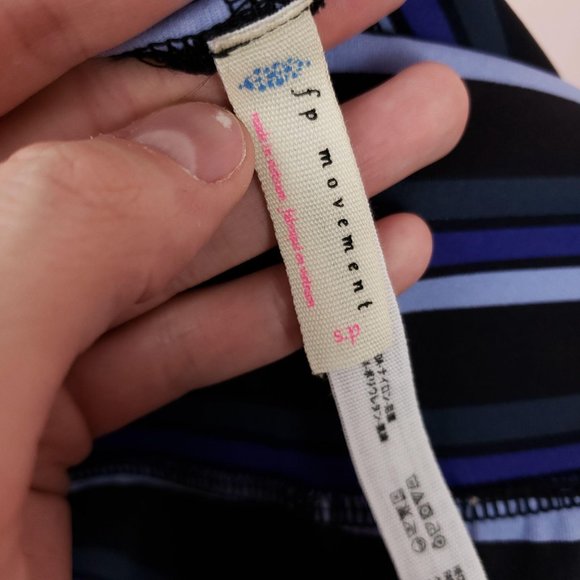 Free People Movement Striped Infinity Leggings Size Small - Picture 10 of 11